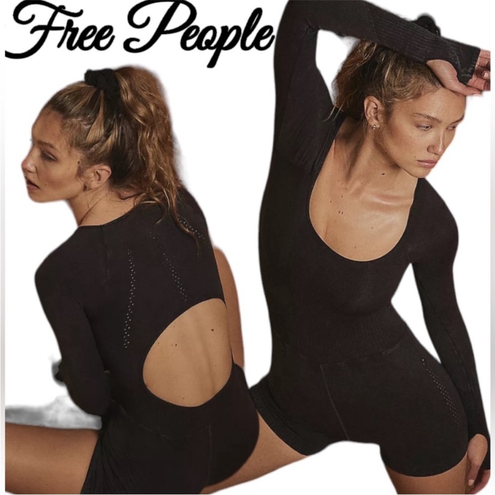 Free People Good Karma Long Sleeve romper